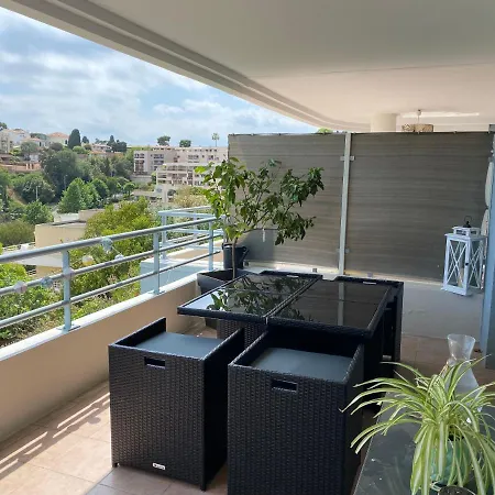 Appartement Fabron Vue 4 Personne Parking